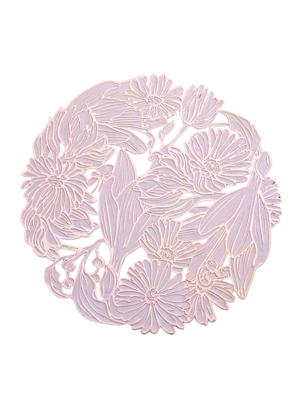 Vintage Bouquet Filigree Table Mat (Pack of 6) – Table Mat by Grandeur