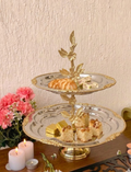 Heritage Gilded Flora Tiered Stand – Tiered Stand by Grandeur