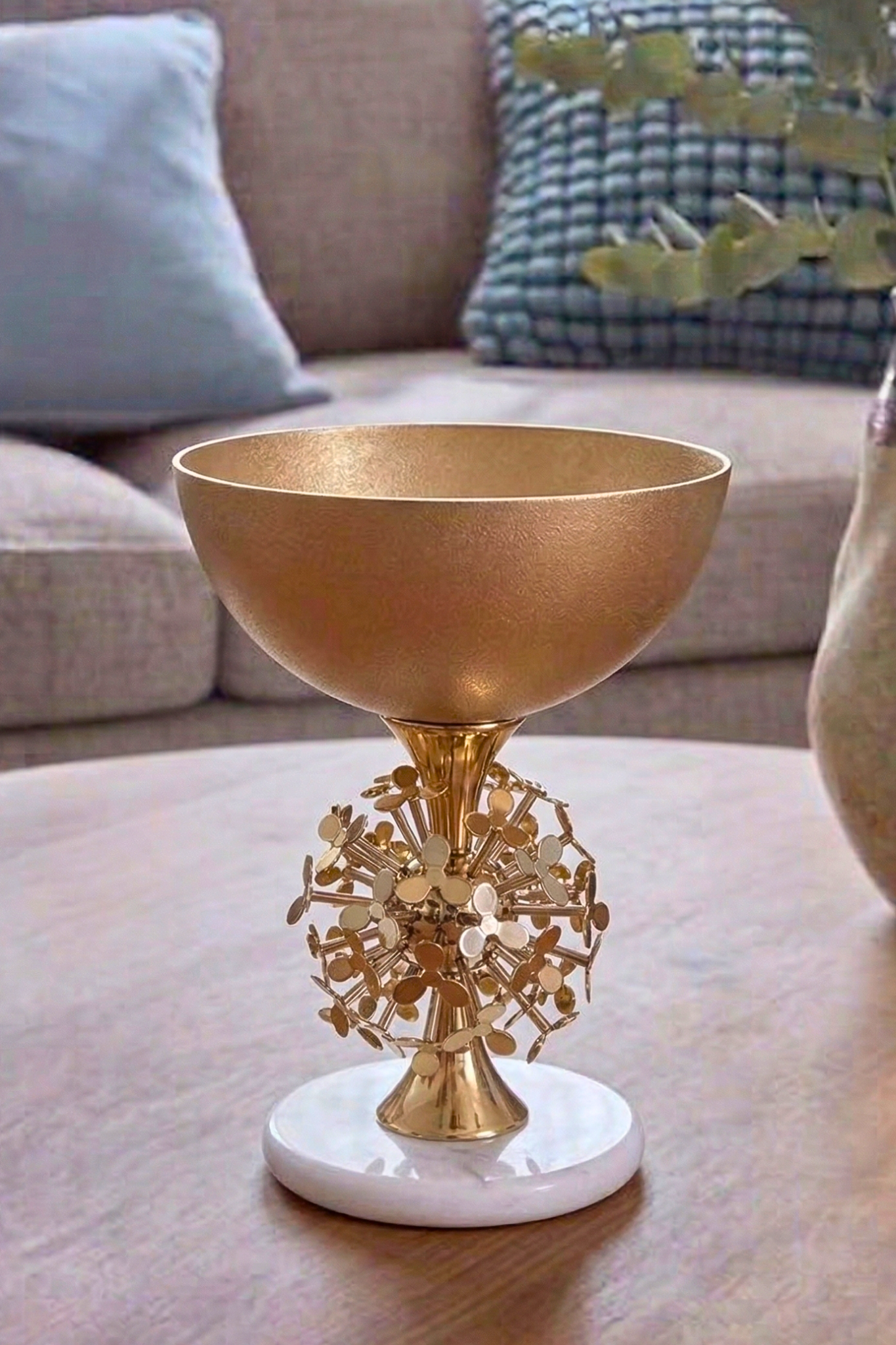 Lumina Gilded Orbit Bowl – Decorative Bowl by Grandeur