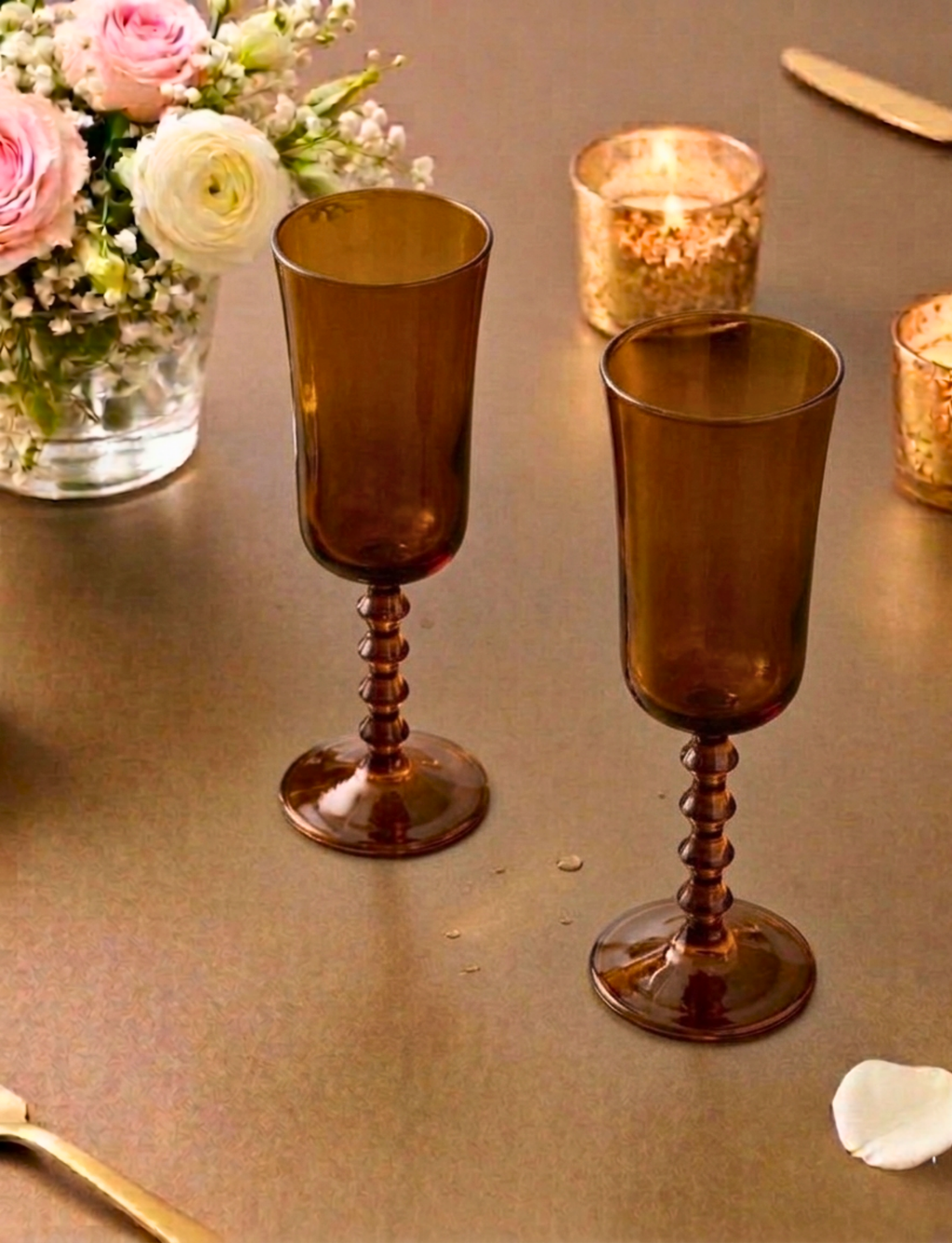 Amber Heritage Glasses (Pack of 6) (Copy)