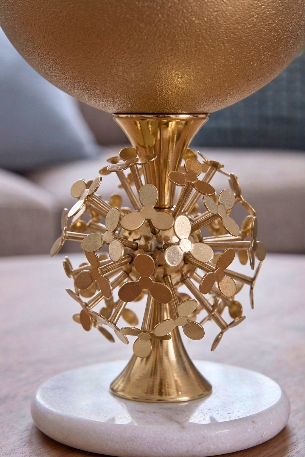 Lumina Gilded Orbit Bowl – Decorative Bowl by Grandeur