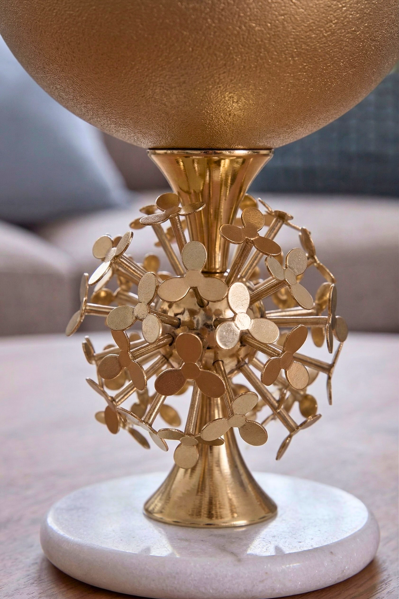 Lumina Gilded Orbit Bowl – Decorative Bowl by Grandeur