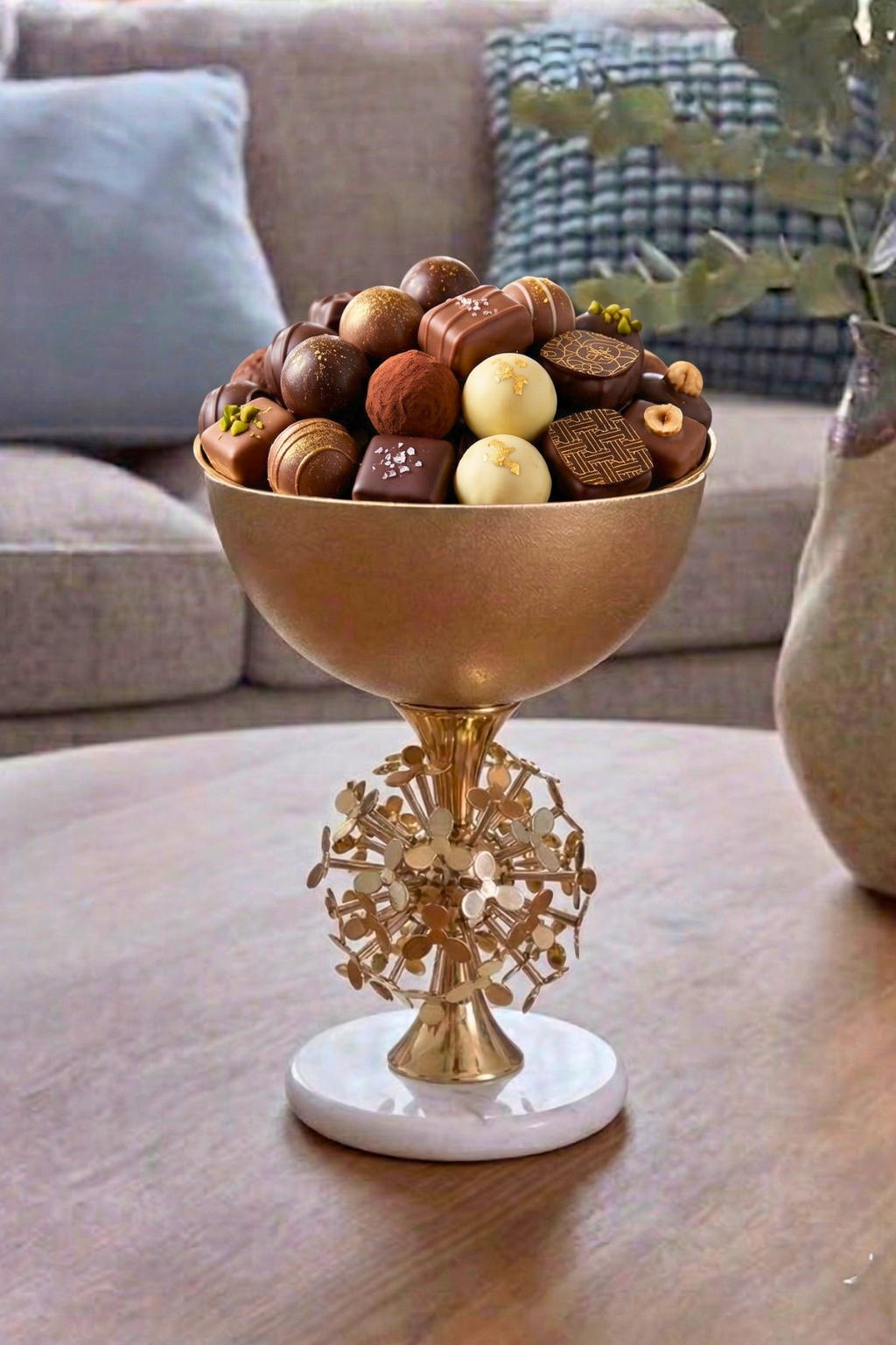 Lumina Gilded Orbit Bowl – Decorative Bowl by Grandeur
