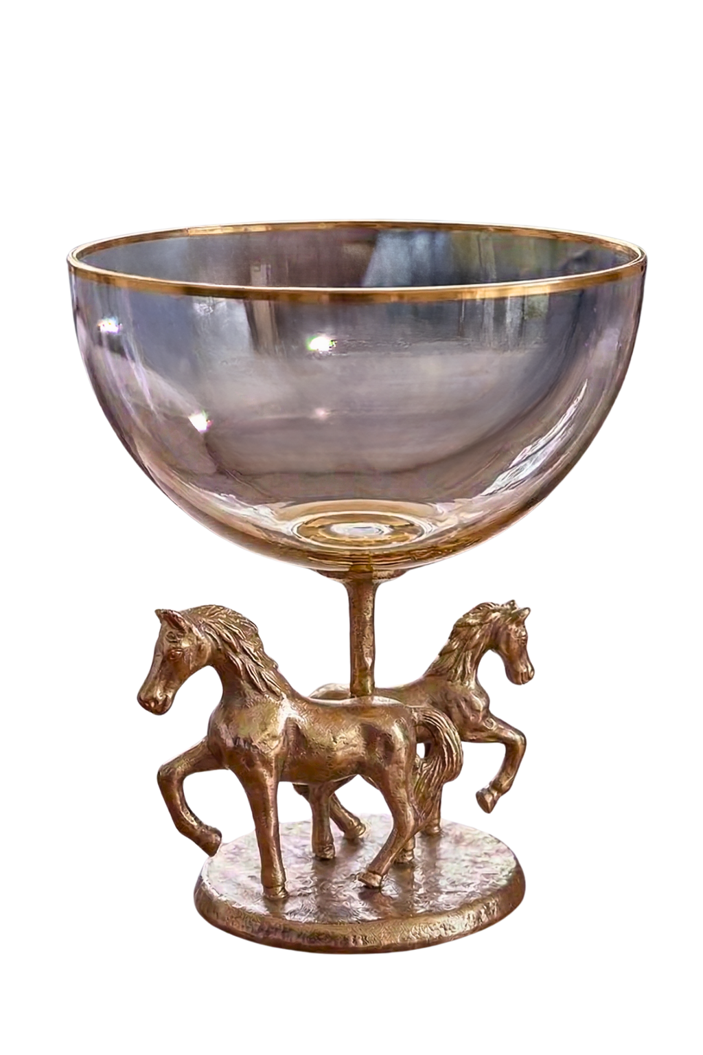 Equine Grandeur Crystal Bowl – Decorative Bowl by Grandeur