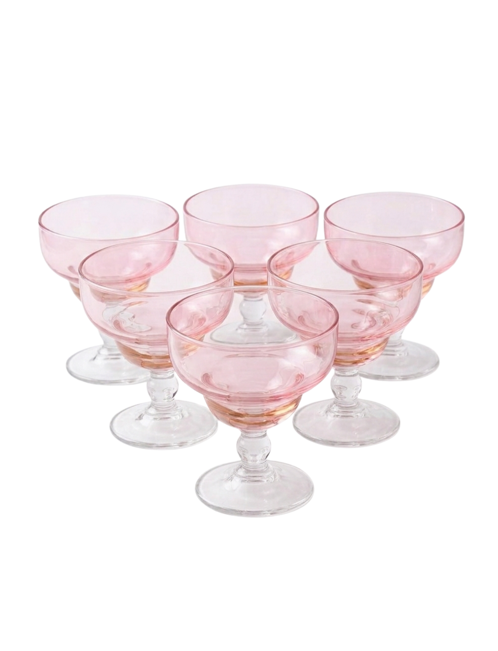 Rose-Tinted Glasses (Pack of 6) – Glassware by Grandeur