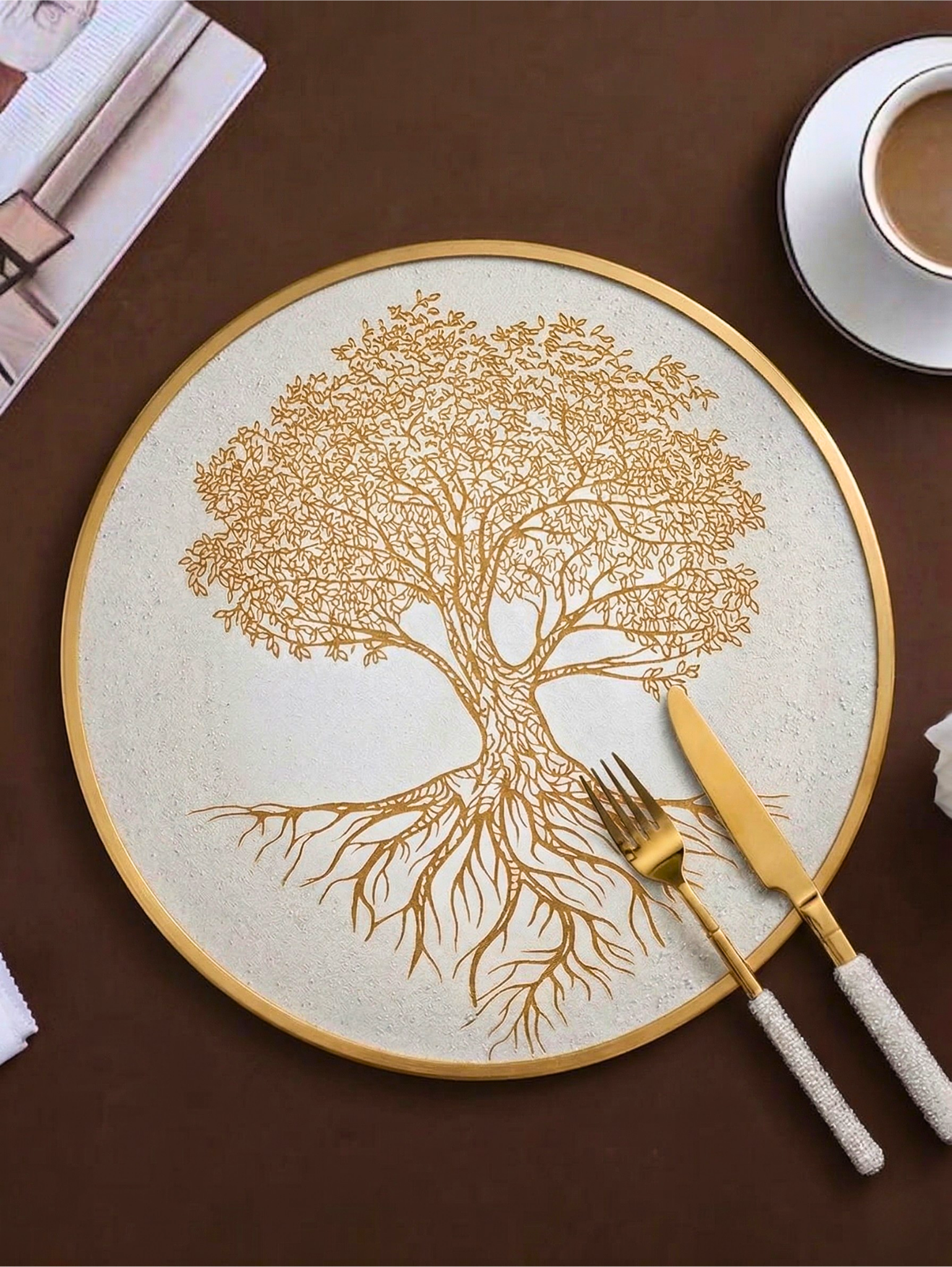 Tree of Life Heritage Table Mat (Pack of 6) – Table Mat by Grandeur