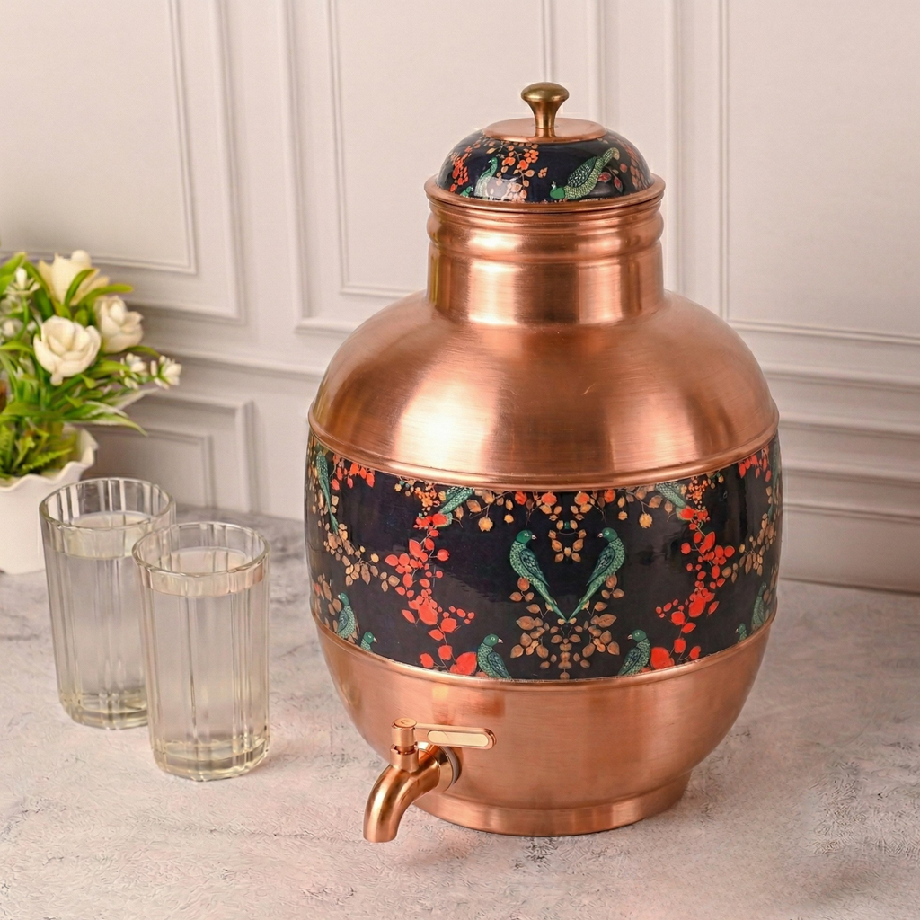 Midnight Heritage Copper Water Dispenser – Water Dispenser by Grandeur