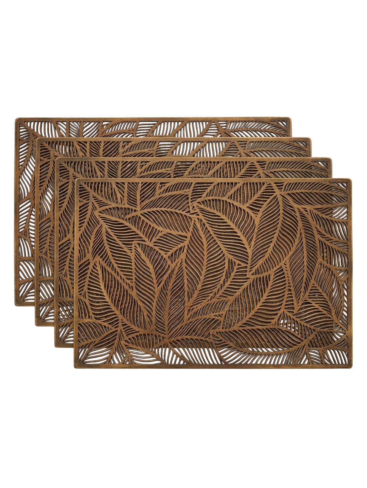 Filigree Leaf Table Mat (Pack of 6) – Table Mat by Grandeur