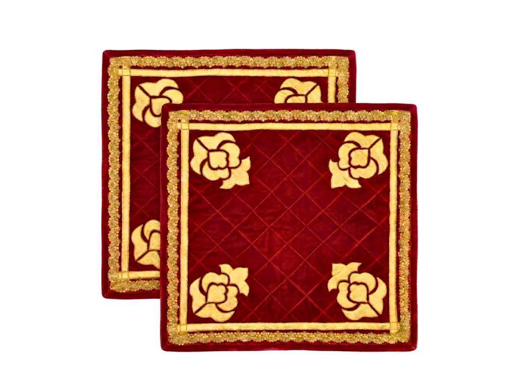 Imperial Crimson Ritual Aasan (Pack of 6) – Ritual Aasan by Grandeur