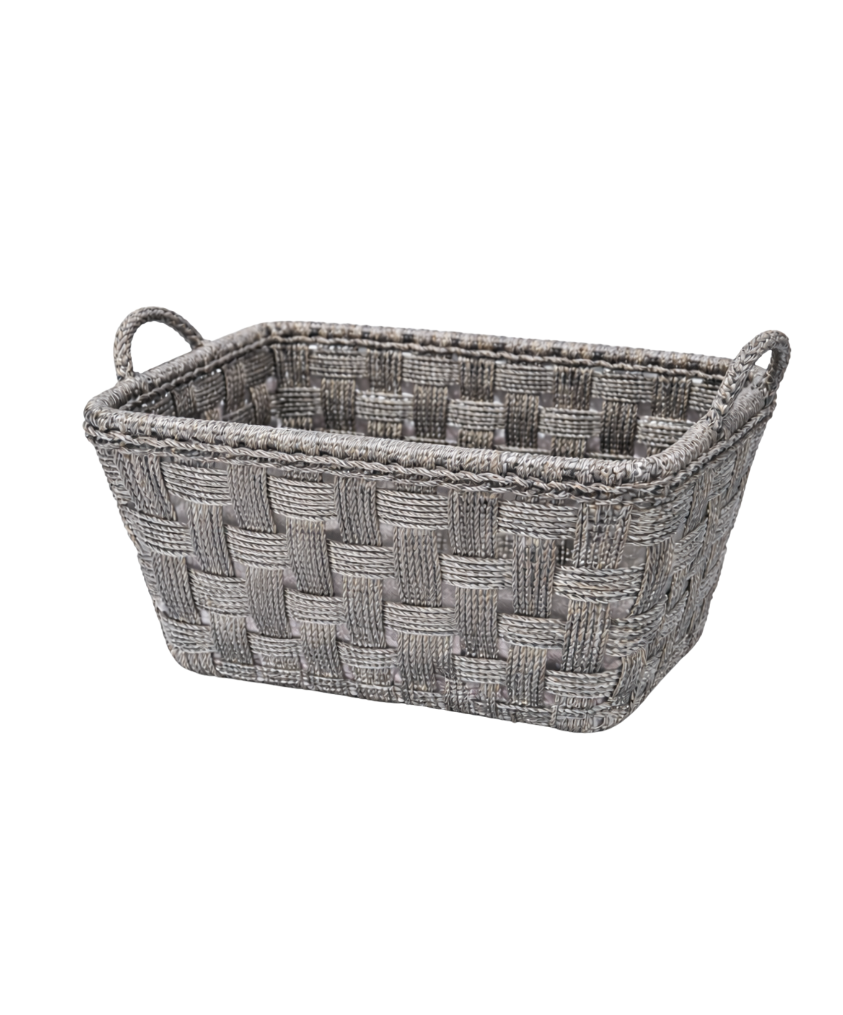 Gilded Heritage Woven Basket – Decorative Basket by Grandeur