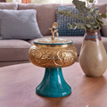 Royal Turquoise Bowl – Decorative Bowl by Grandeur