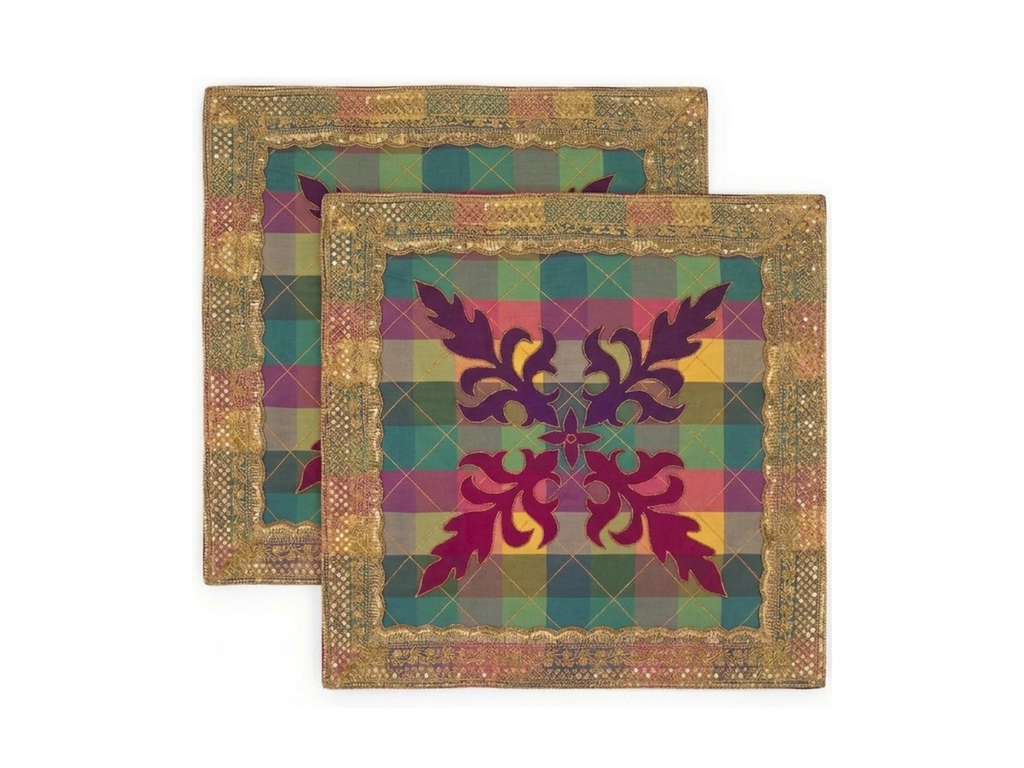 Kaleidoscope Heritage Aasan (Pack of 6) – Ritual Aasan by Grandeur