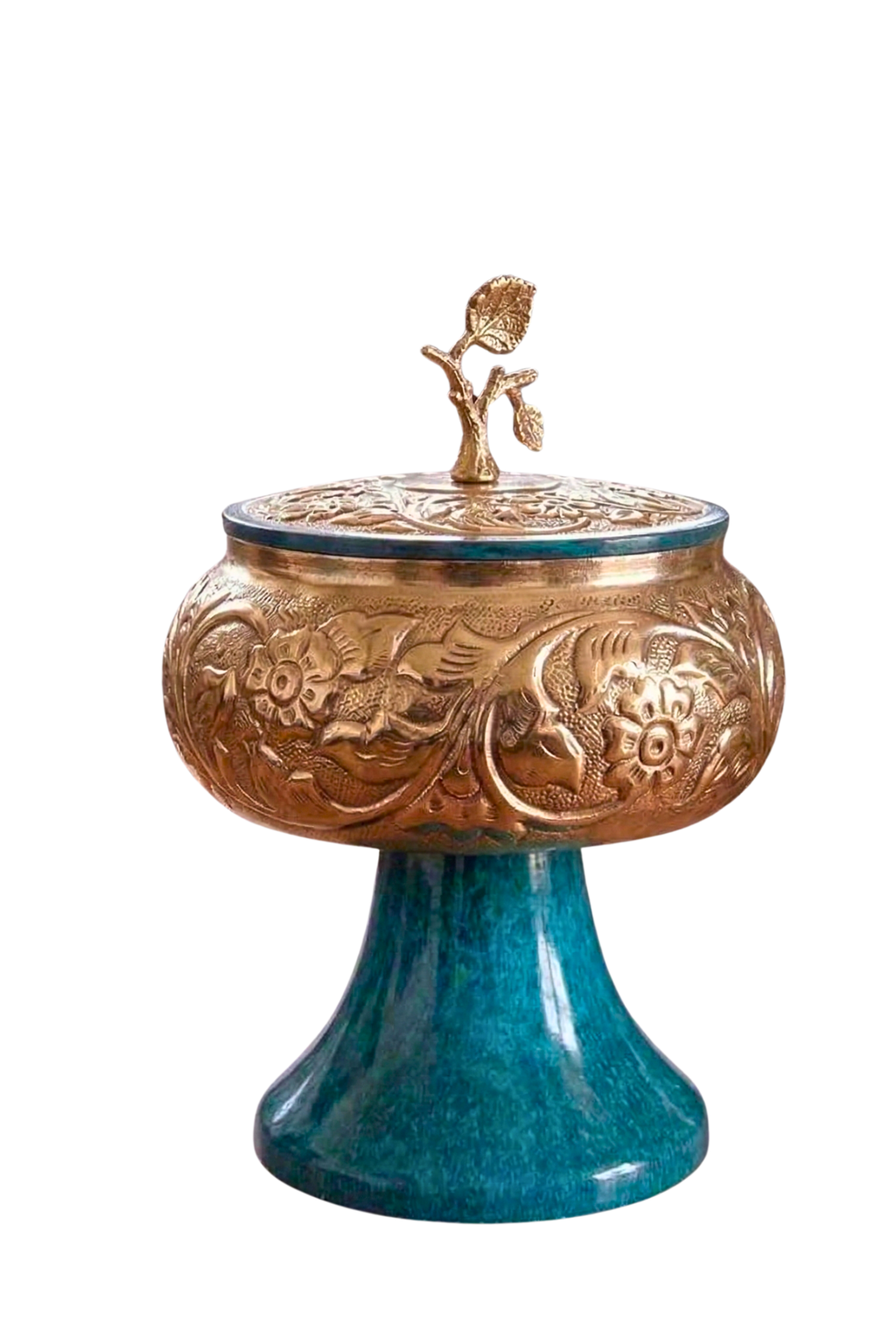 Royal Turquoise Bowl – Decorative Bowl by Grandeur