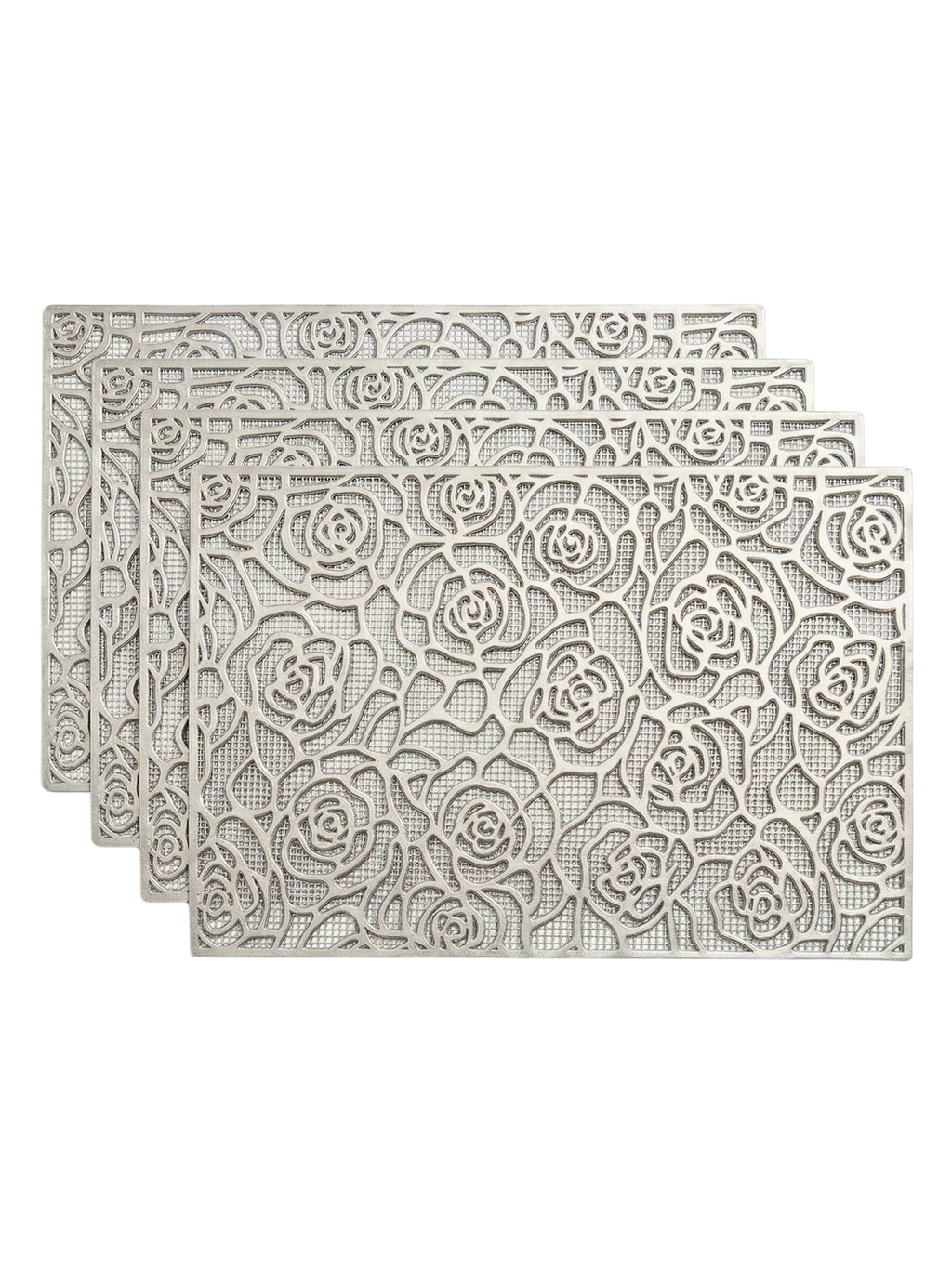 Filigree Rose Table Mat (Pack of 6) – Table Mat by Grandeur