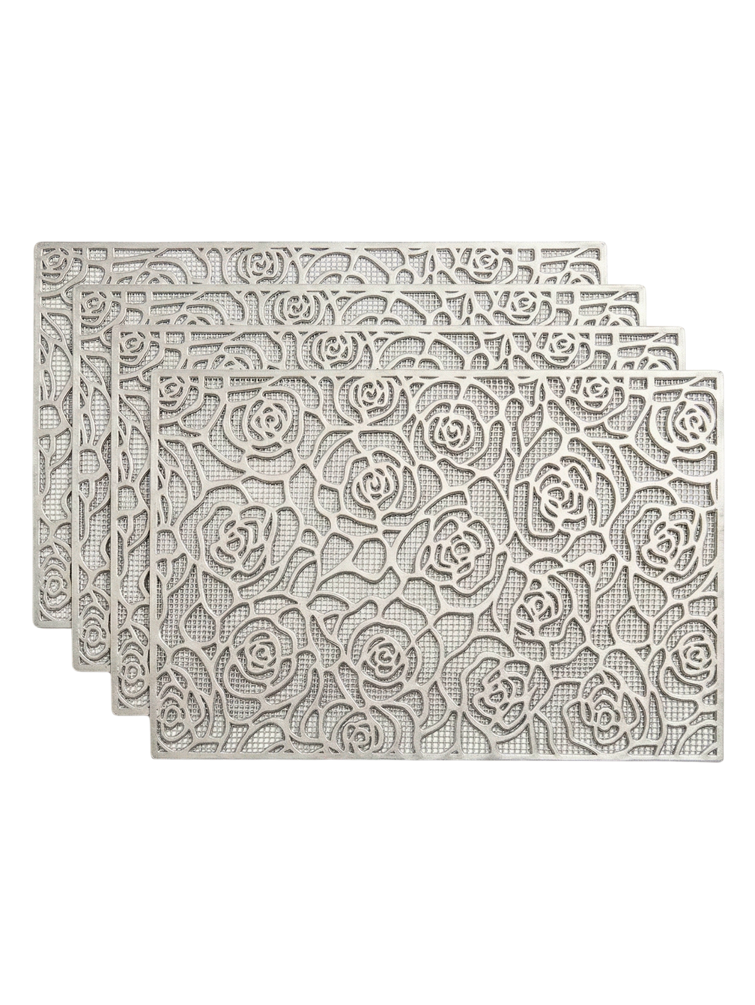 Filigree Rose Table Mat (Pack of 6) – Table Mat by Grandeur