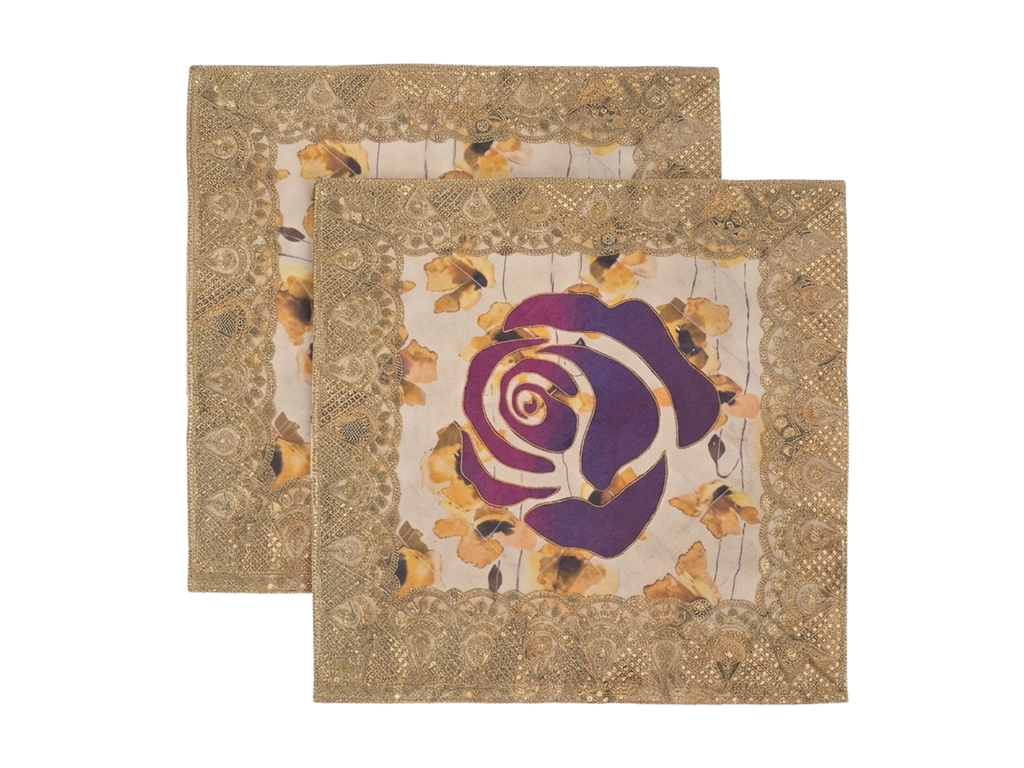 Mystic Rose Heritage Aasan (Pack of 6) – Ritual Aasan by Grandeur