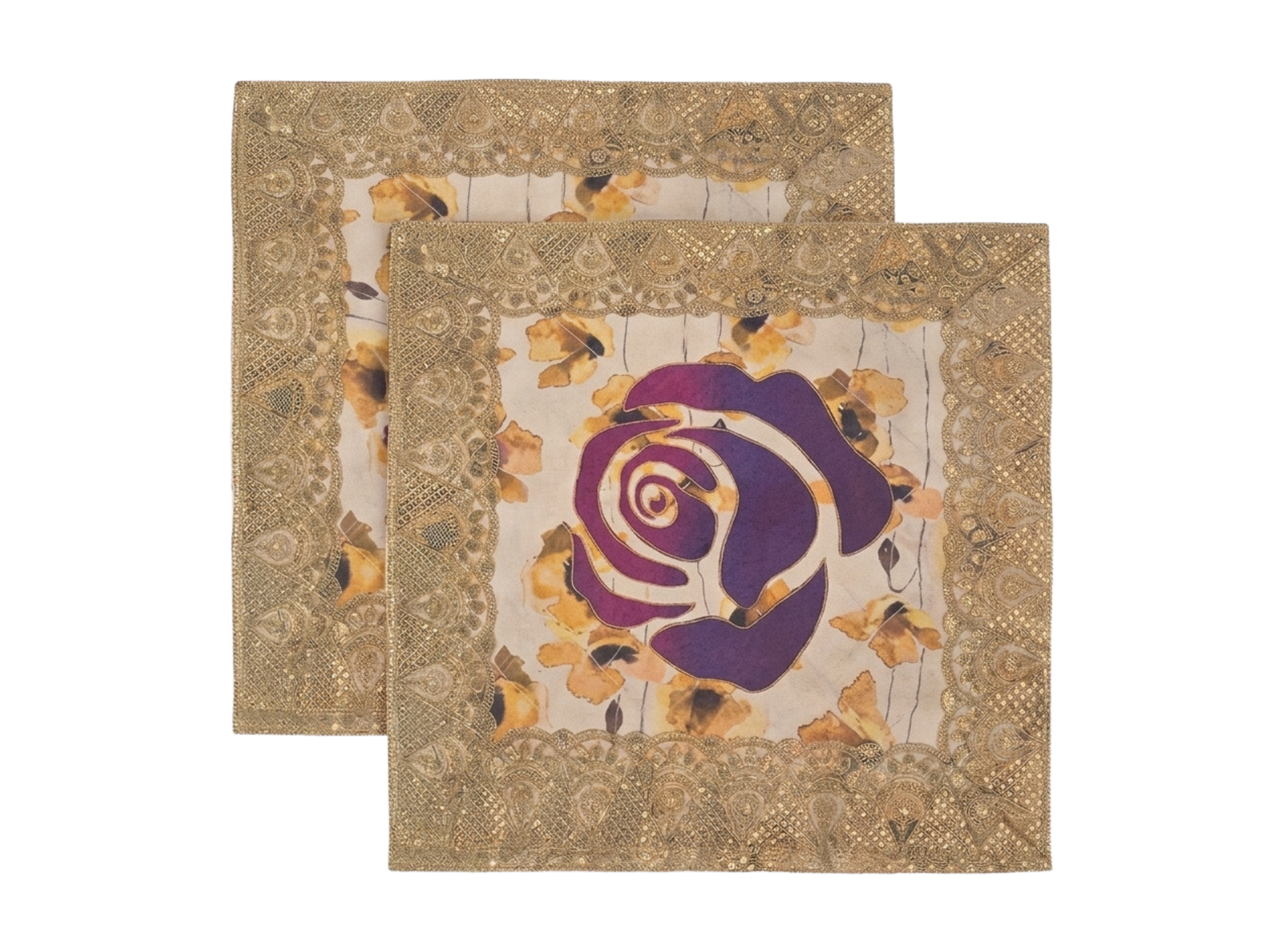 Mystic Rose Heritage Aasan (Pack of 6) – Ritual Aasan by Grandeur