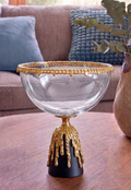 Gilded Cascade Crystal Bowl – Decorative Bowl by Grandeur