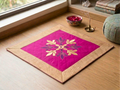 Royal Magenta Quilted Aasan (Pack of 6) – Ritual Aasan by Grandeur