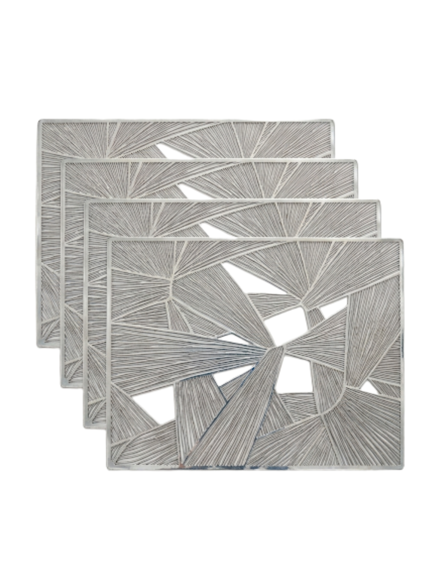 Geometric Prism Filigree Table Mat (Pack of 6) – Table Mat by Grandeur