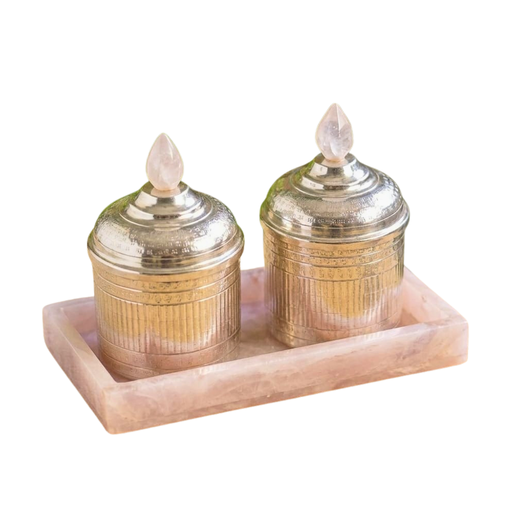 Heritage Silver Jars – Decorative Jar by Grandeur