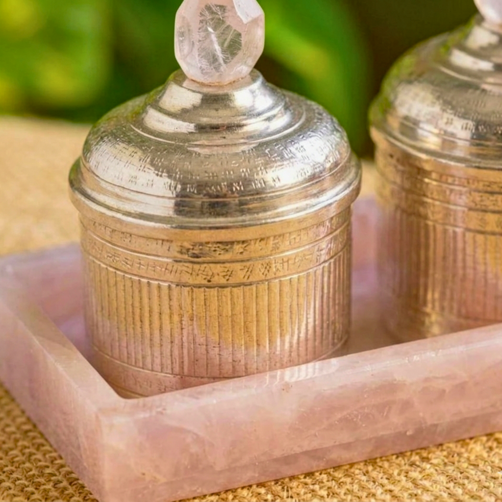Heritage Silver Jars – Decorative Jar by Grandeur