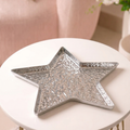 Silver Celestial Star Tray – Decorative Tray by Grandeur