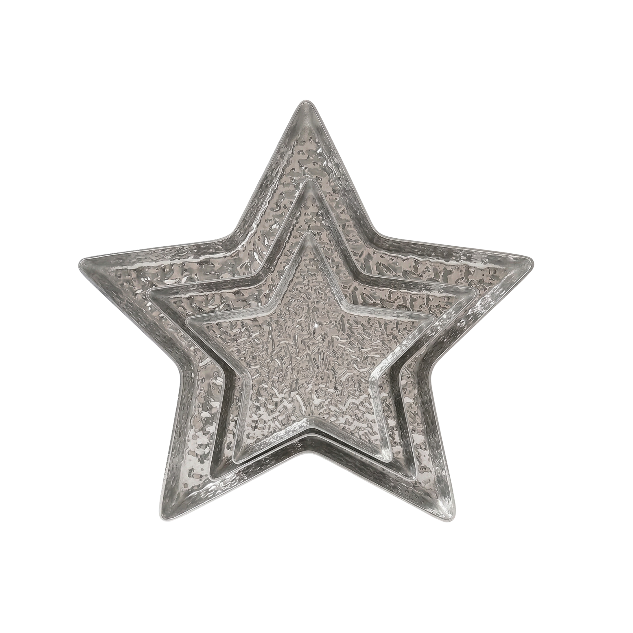 Silver Celestial Star Tray – Decorative Tray by Grandeur