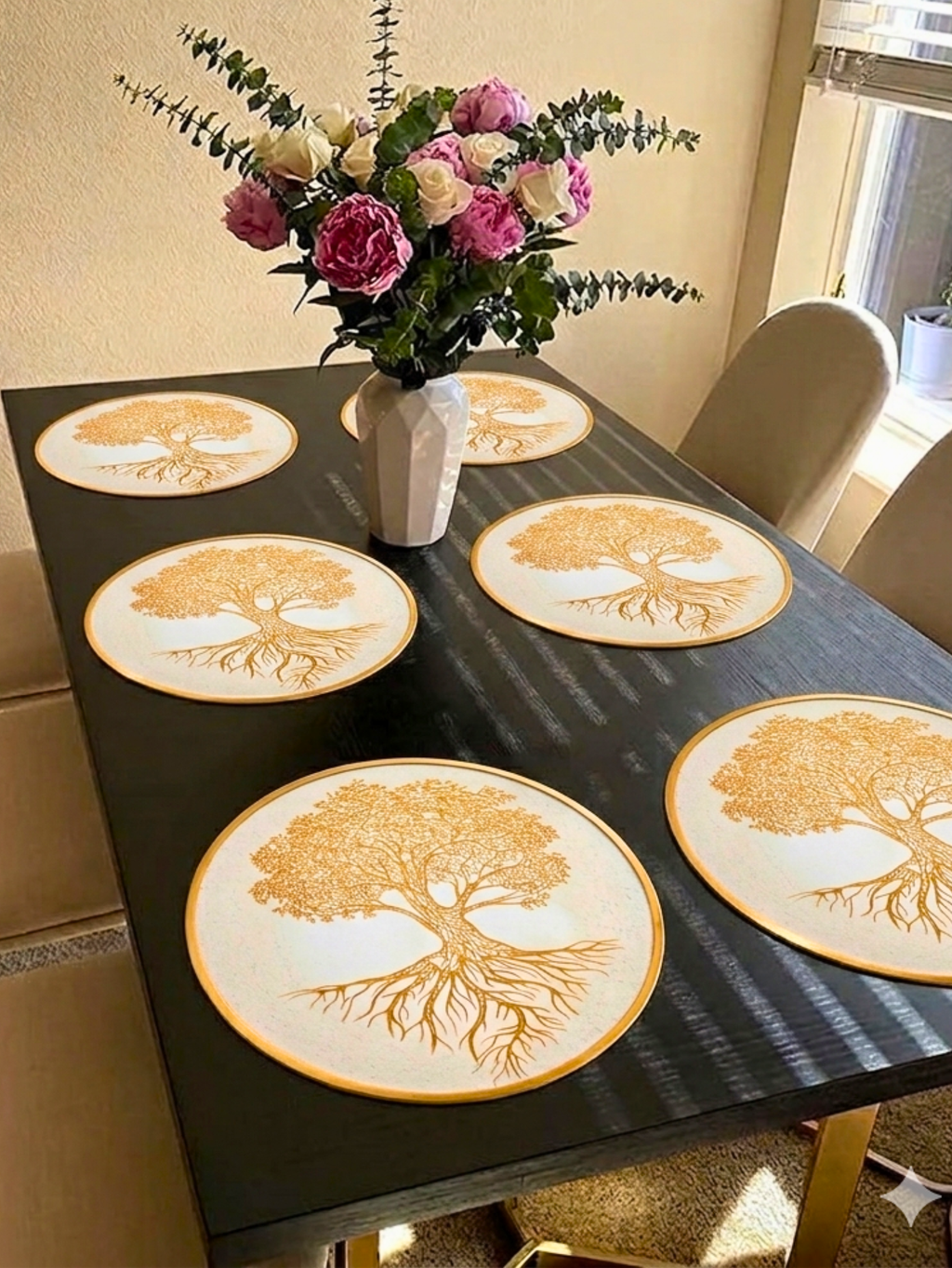 Tree of Life Heritage Table Mat (Pack of 6) – Table Mat by Grandeur