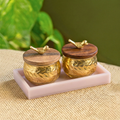 Gilded Songbird Jars – Decorative Jar by Grandeur