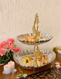 Heritage Laurel Leaf Tiered Stand – Tiered Stand by Grandeur