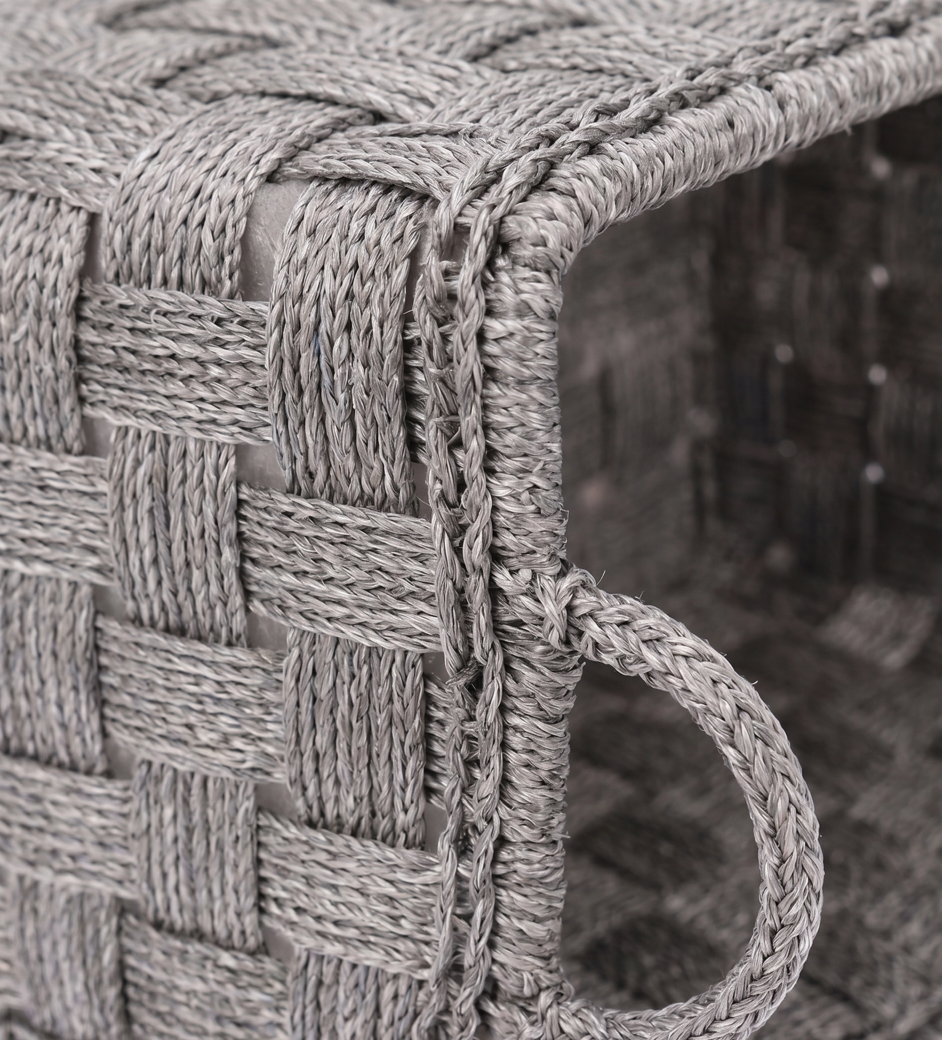 Gilded Heritage Woven Basket – Decorative Basket by Grandeur
