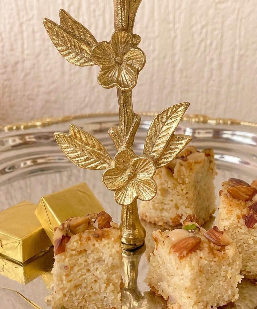 Heritage Gilded Flora Tiered Stand – Tiered Stand by Grandeur