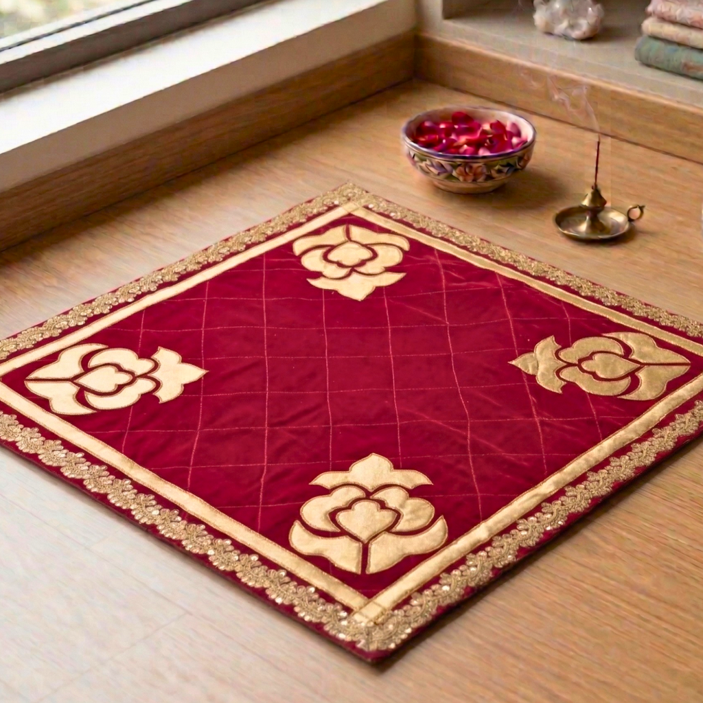 Imperial Crimson Ritual Aasan (Pack of 6) – Ritual Aasan by Grandeur