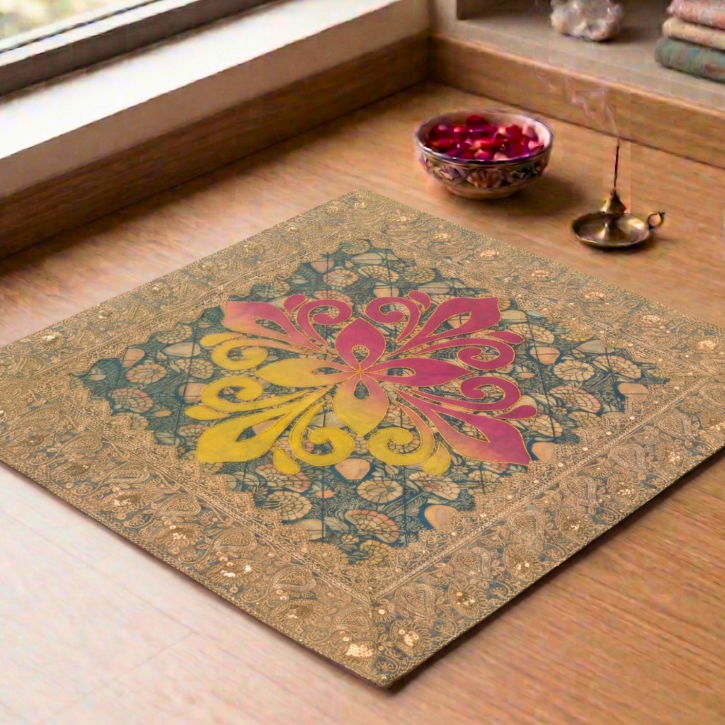 Enchanted Mandala Ritual Aasan (Pack of 6) – Ritual Aasan by Grandeur