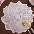 Moonlit Petal Sculptural Table Mat (Pack of 6) – Table Mat by Grandeur