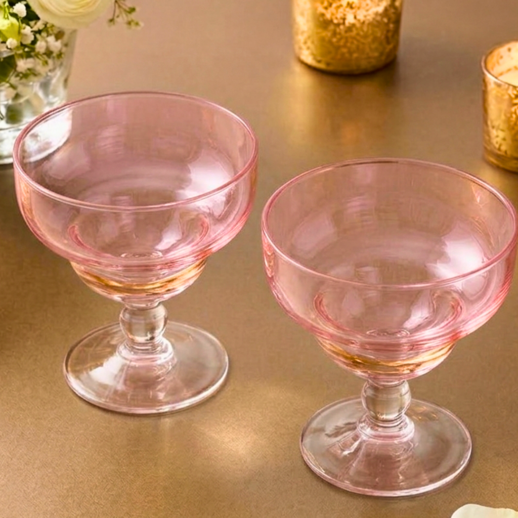Rose-Tinted Glasses (Pack of 6) – Glassware by Grandeur