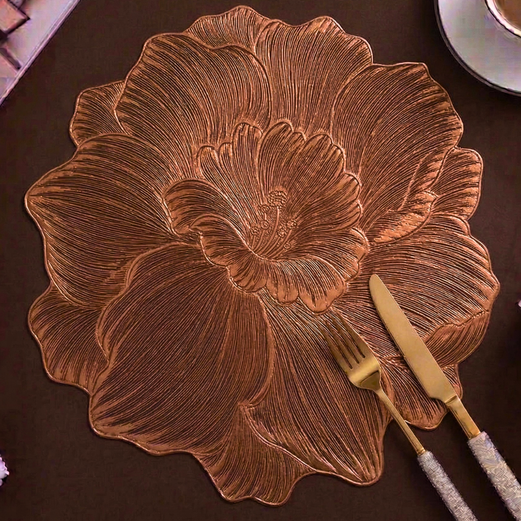 Monstera Leaf Artisanal Table Mat (Pack of 6) – Table Mat by Grandeur