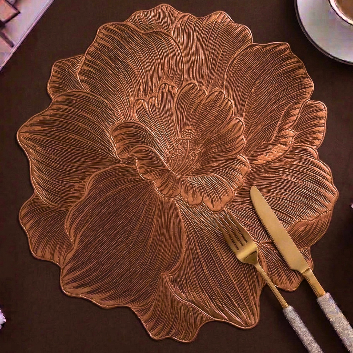 Monstera Leaf Artisanal Table Mat (Pack of 6) – Table Mat by Grandeur