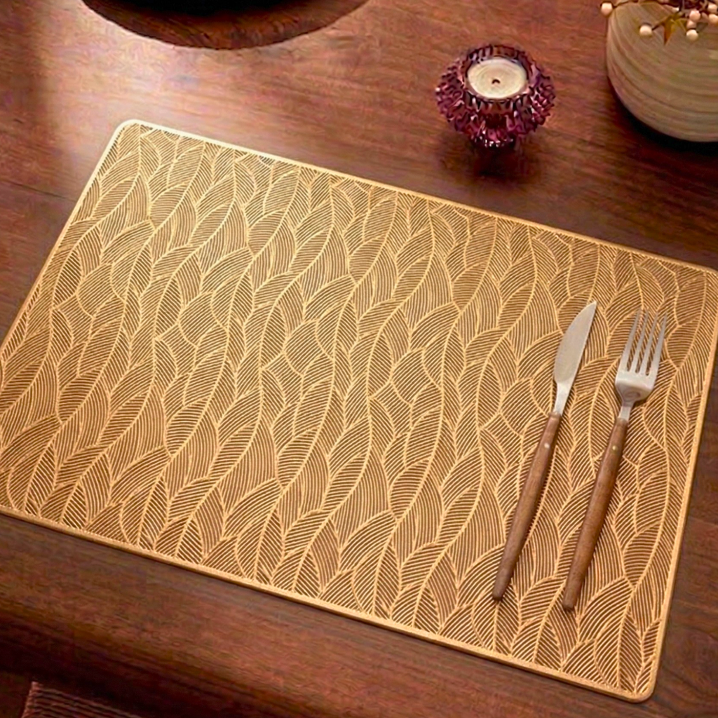 Ethereal Wave Filigree Table Mat (Pack of 6) – Table Mat by Grandeur