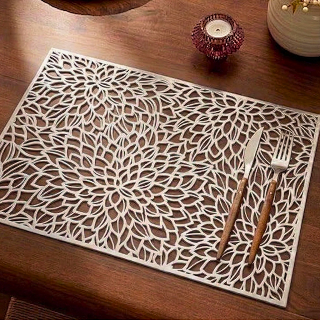 Filigree Dahlia Table Mat (Pack of 6) – Table Mat by Grandeur
