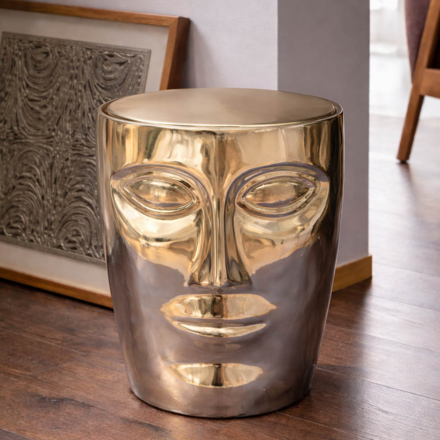 Surrealist Muse Coffee Stool – Accent Stool by Grandeur