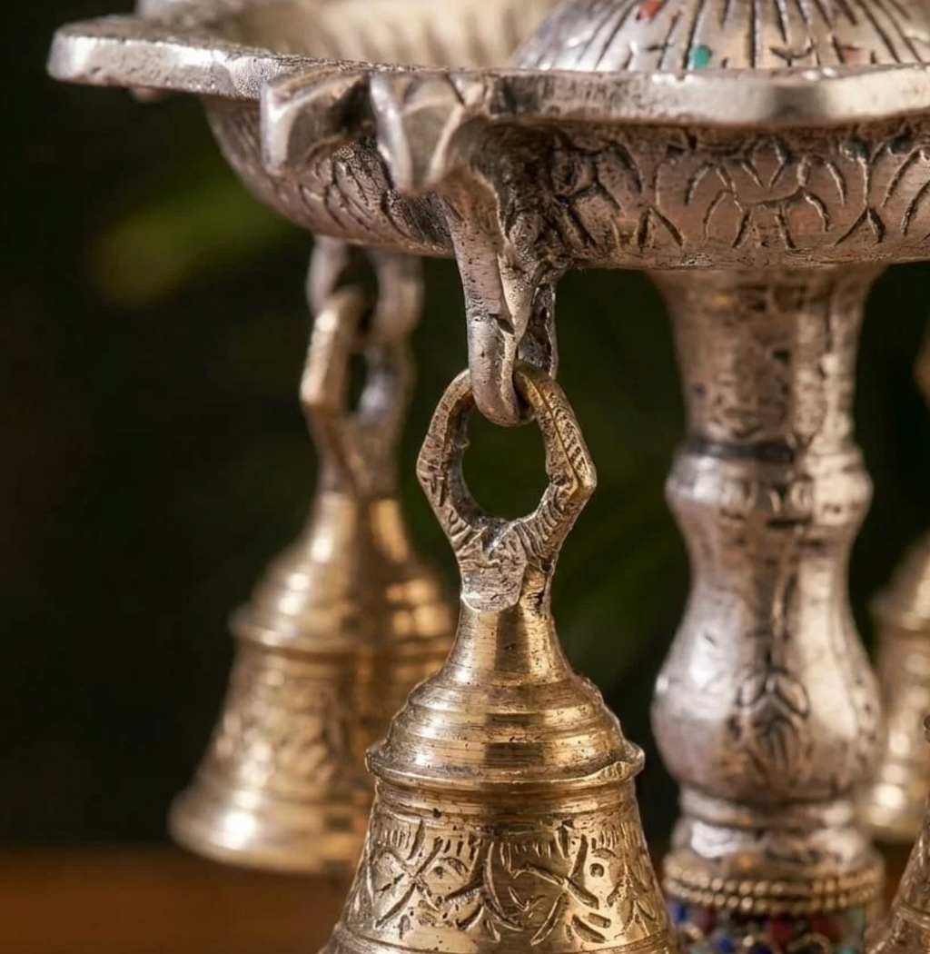 Imperial Mosaic Peacock Diya – Decorative Diya by Grandeur