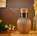Antique Ribbed Copper Bedside Carafe – Bedside Carafe by Grandeur