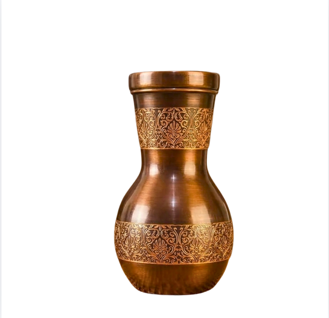 Antique Damask Copper Bedside Carafe – Bedside Carafe by Grandeur