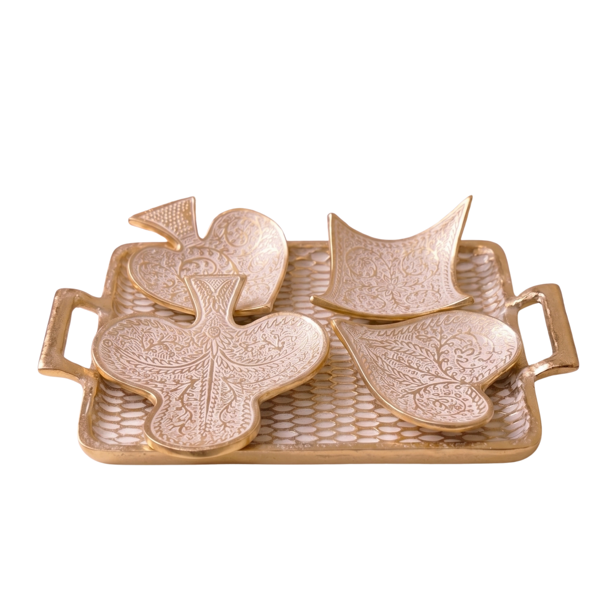 Gilded Ace Platters & Tray Set – Decorative Tray by Grandeur