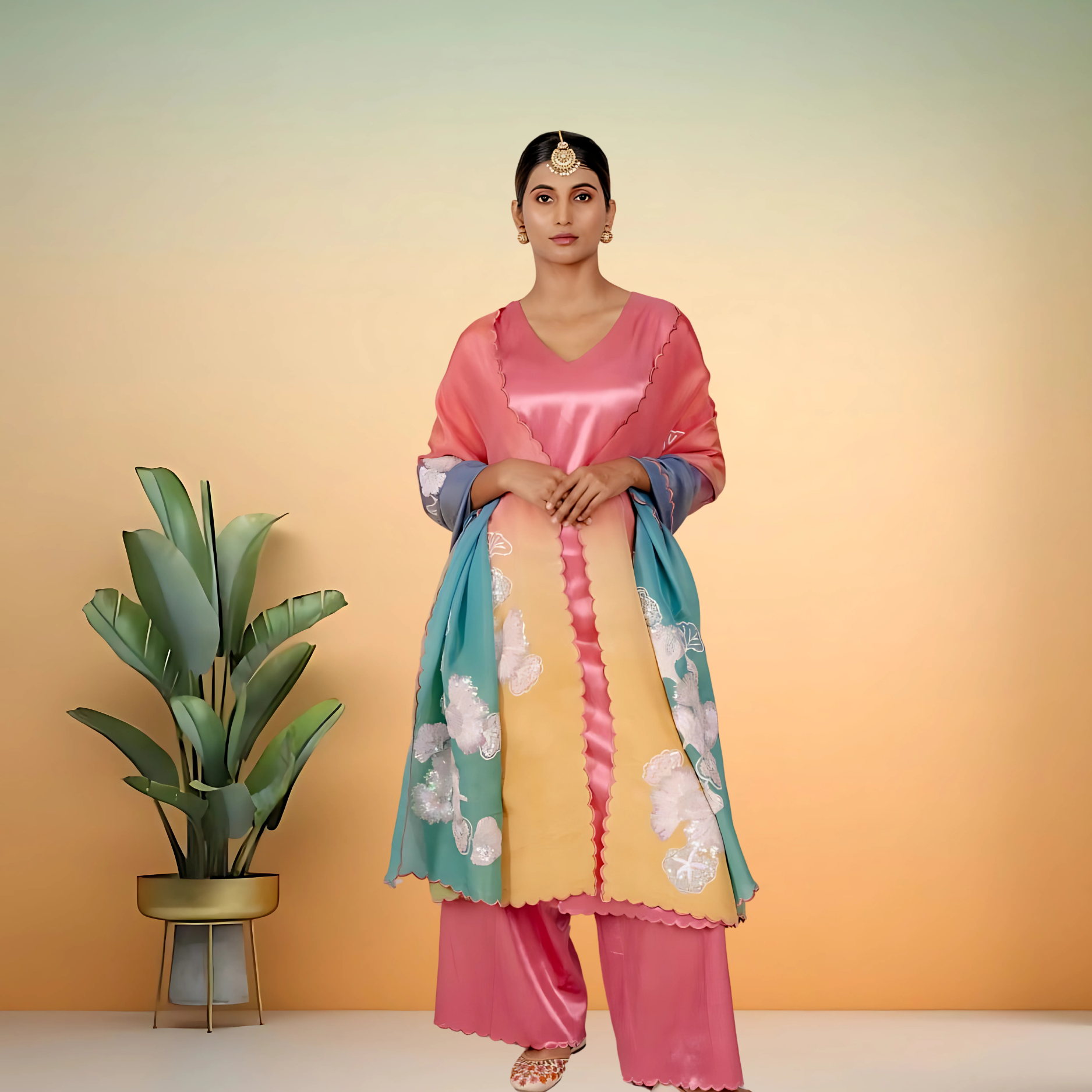 Designer Palazzo Set