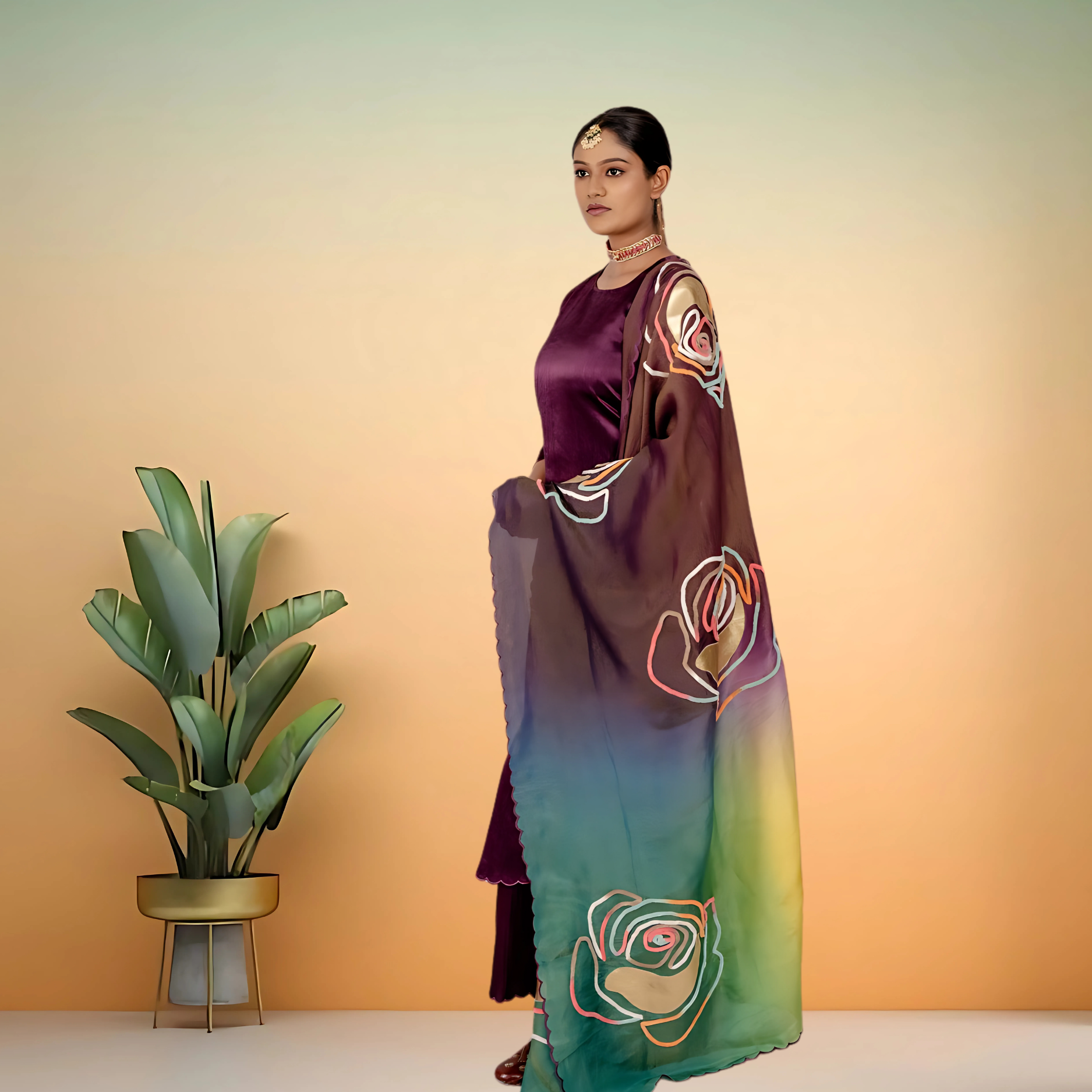 Designer Palazzo Set