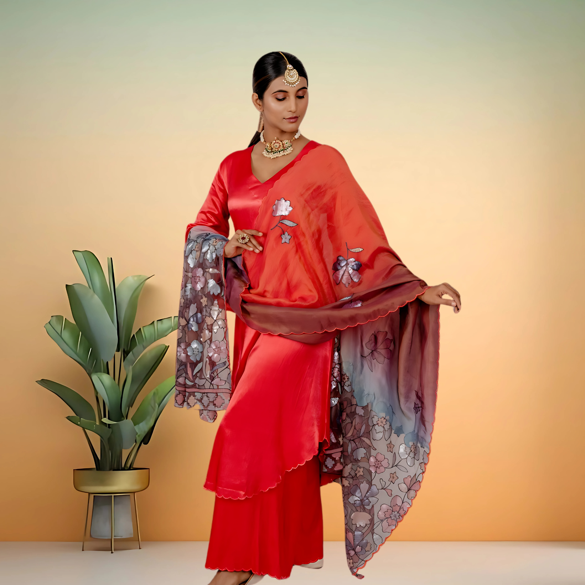 Designer Palazzo Set