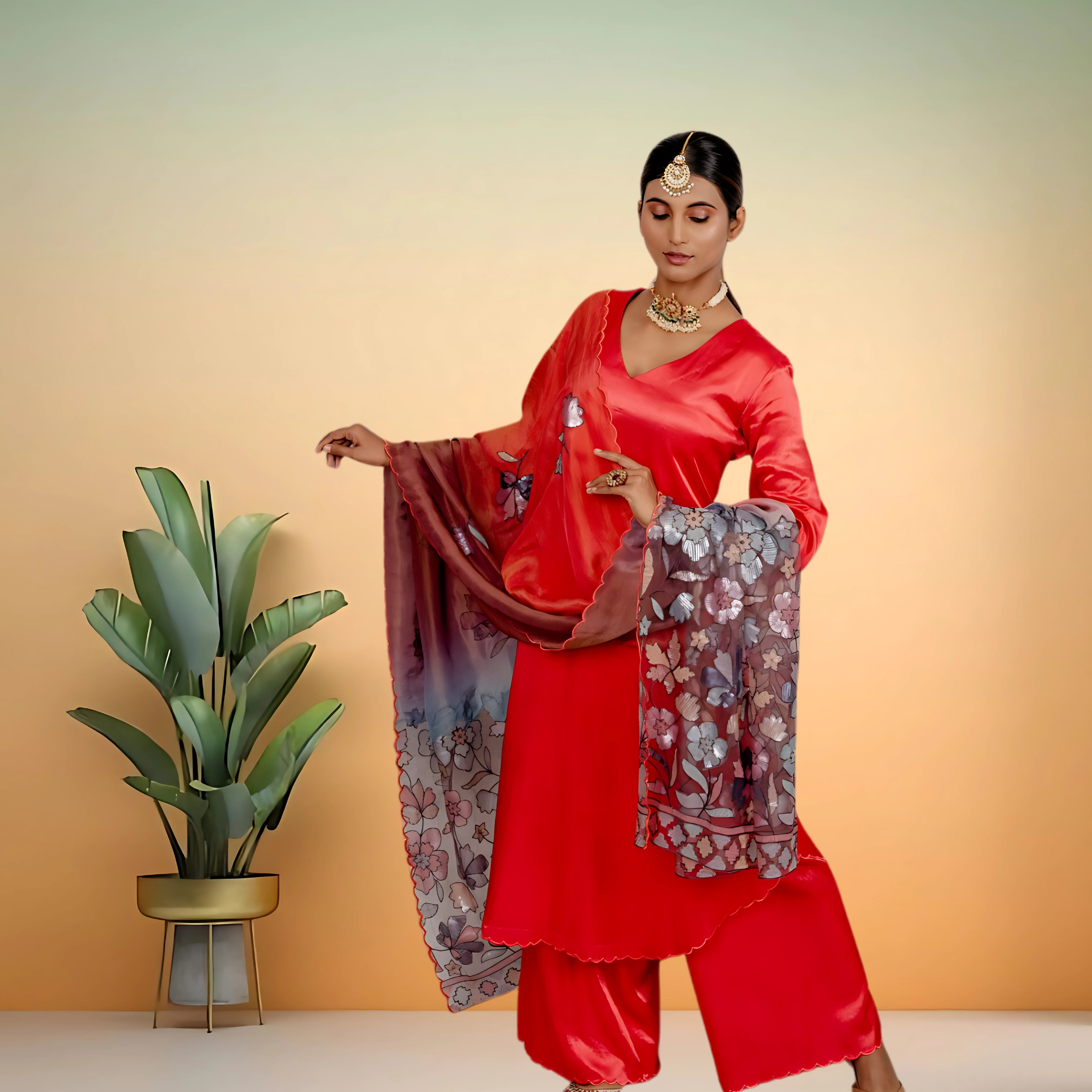 Designer Palazzo Set